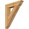 Ekena Millwork Traditional Traditional Rough Sawn Bracket, Western Red Cedar, 6"W x 32"D x 38"H BKT06X32X38TRA01RWR - alternate 1